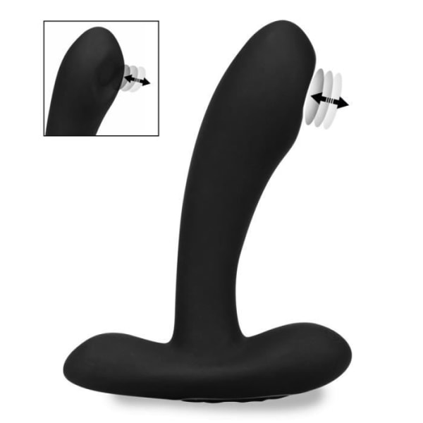 Shell Pulsating Prostate Stimulator - LOVE AND VIBES Collection Svart