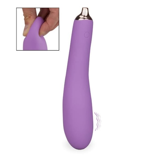 Aubergine 9-läges mjuk vibrator - LOVE AND VIBES Collection