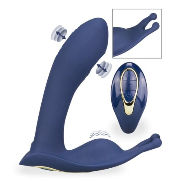 Vibrator för män anal dildo Prostata stimulator tapper Envy Dark Blue