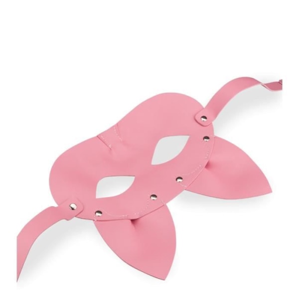 Faux Leather BDSM Mask Naughty Fox Pink