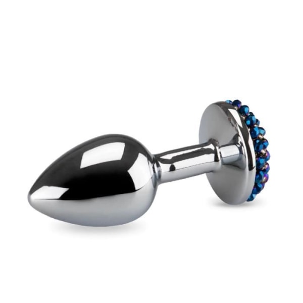 Analplugg - Rosebud - Pärlor - Aluminium Rosa