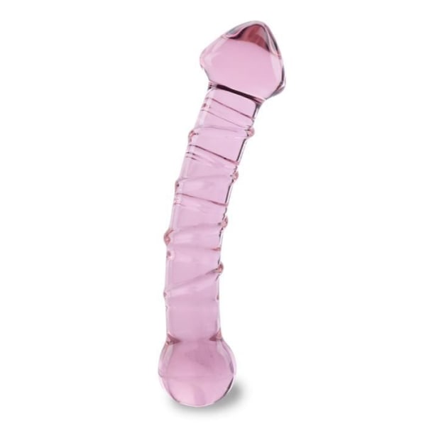 Nymph Glass Dildo - LOVE AND VIBES Collection Rosa