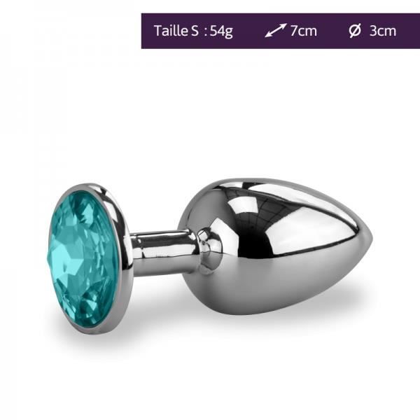 Anal Jewel Rosebud Light 54 Gr-Turquoise Non Turquoise