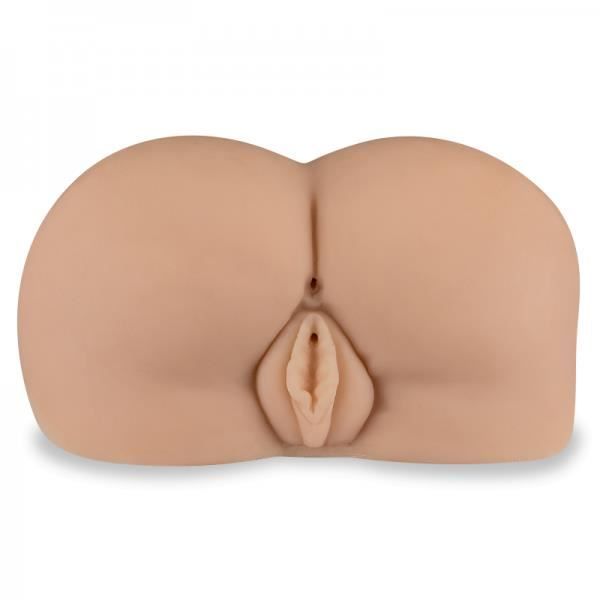 Masturbator - LOVE AND VIBES - Realistic Ass - 2 öppningar - TPR - 24 cm x 24 cm x 19 cm