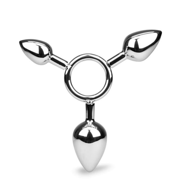 Sextoy - Pepper - Triple plugg för anal - Rostfritt stål - 3 olika diametrar