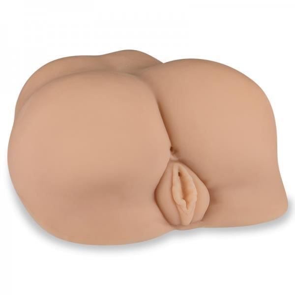 Masturbator - LOVE AND VIBES - Realistic Ass - 2 öppningar - TPR - 24 cm x 24 cm x 19 cm