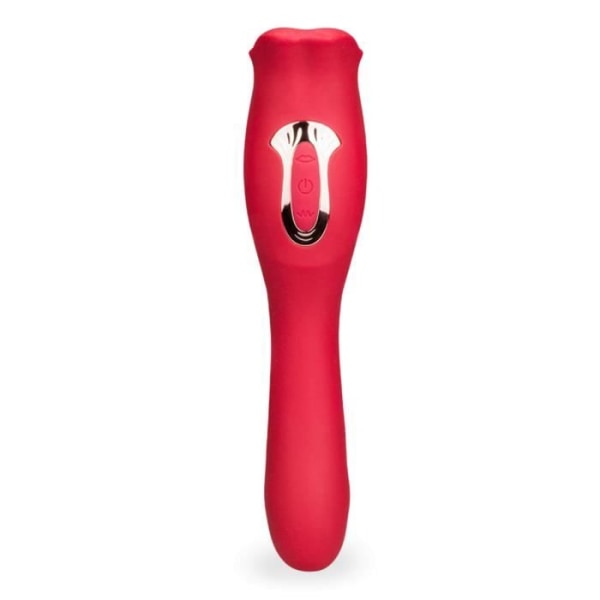 Sweet Kiss 2-i-1 vibrator med mun och vibrerande tunga
