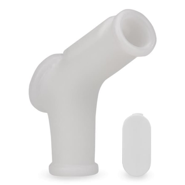 Everest White Smooth Vibrating Penis and Testicle Sleeve