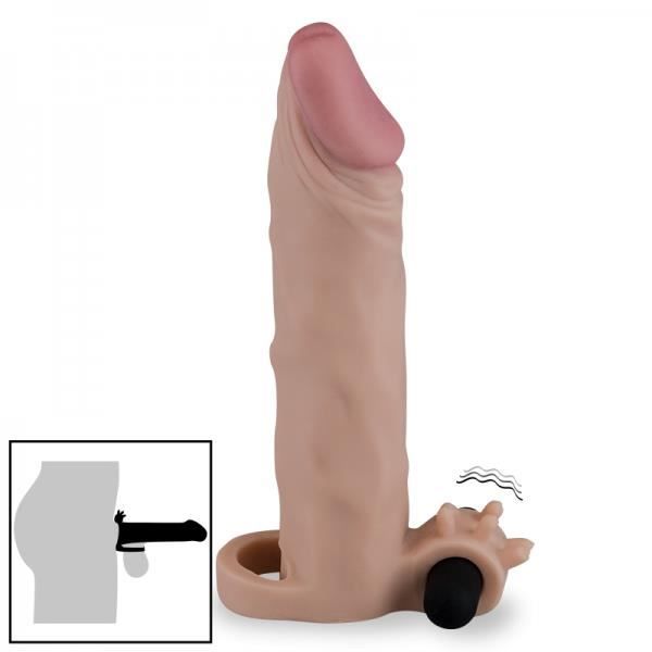 Realistiskt vibrerande penis testikelhylsa