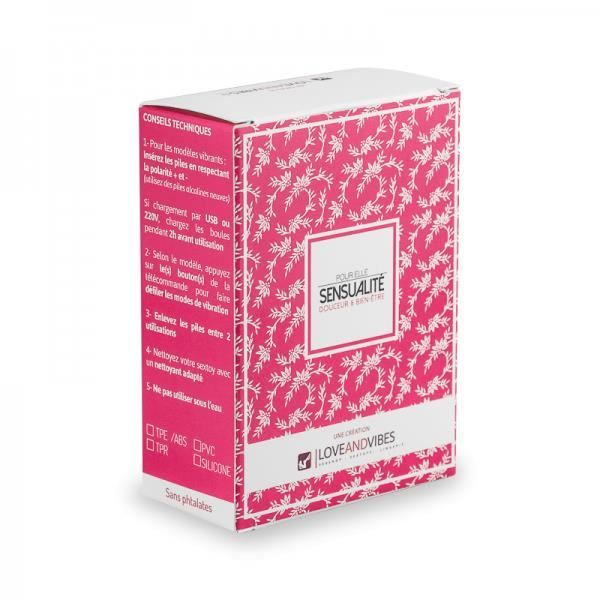 Geishabollar &amp; vibrerande fjärrkontroll-rosa icke-rosa