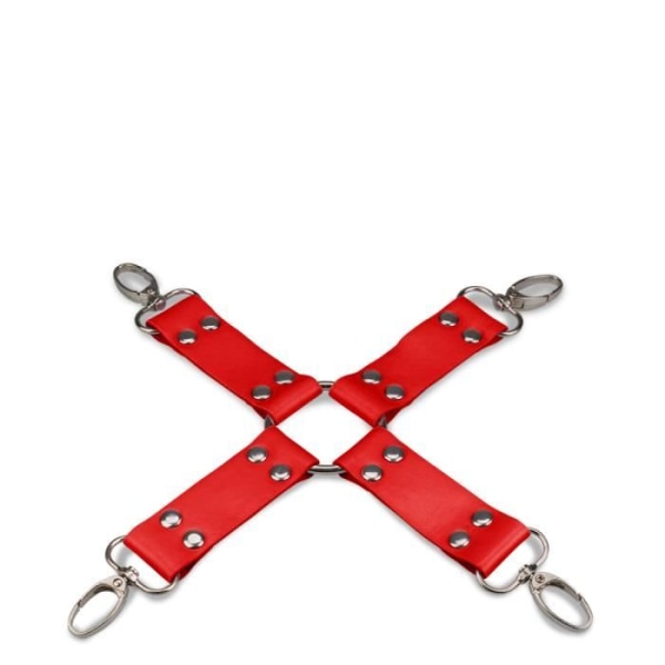 Röd Hogtie Cross Tie