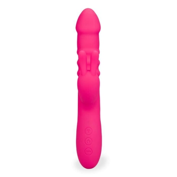 Automatisk fram och tillbaka kaninvibrator och vibrationer Love Zone Fuchsia