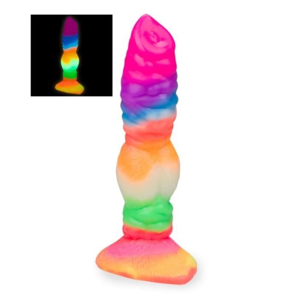 Fosforescerande Wolf Sugkopp Dildo