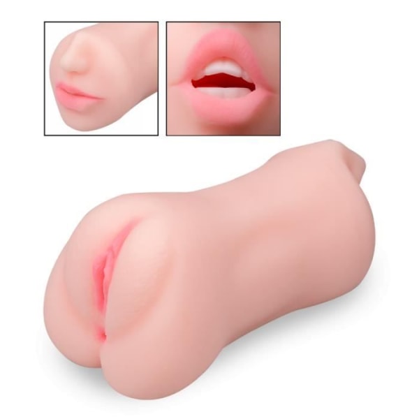 Masturbator - Monica - 3 öppningar - Soft touch - Realistiska finish