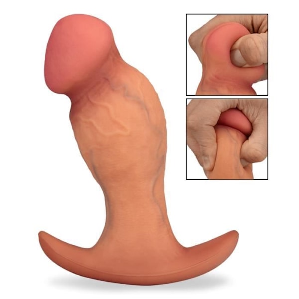 Kenny realistisk penis silikon analplugg 15,5cm