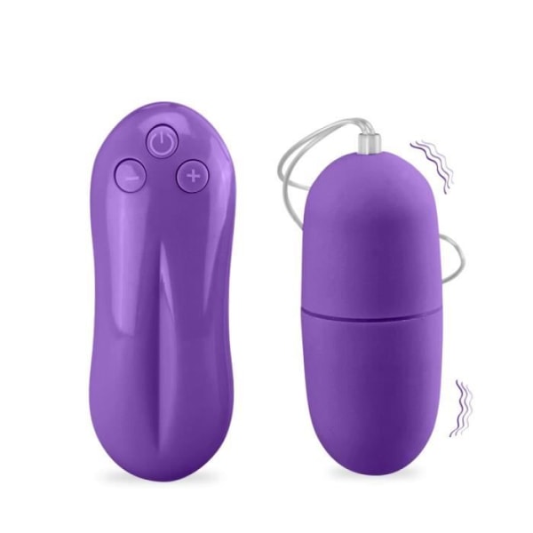 Fjärrstyrd Sonic Vibrating Egg-Purple - EggXiting Collection