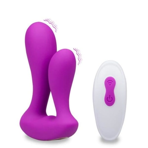 Dubbel penetration vibrator Number Violet