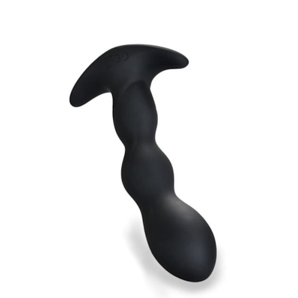 Analsexleksak - LOVE AND VIBES - Prostatastimulator - 12 vibrationslägen - USB - Svart Svart