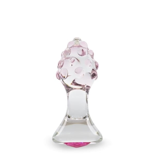 Jewel glas analplugg - LOVE AND VIBES Collection Pink