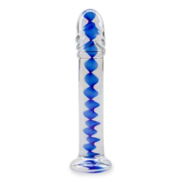 Blå Infinity Glass Dildo