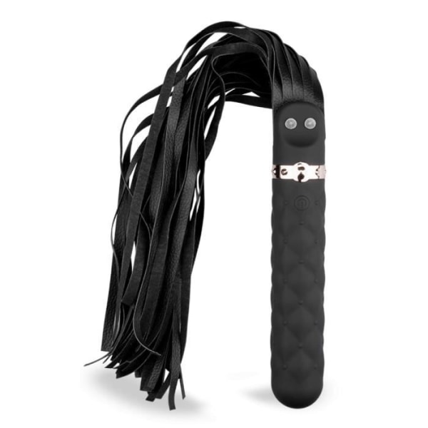 Vibrator med flogger BDSM Svart