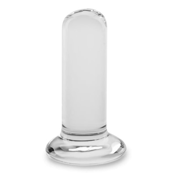Glas analplugg 8,4cm - LOVE AND VIBES Crystal Collection