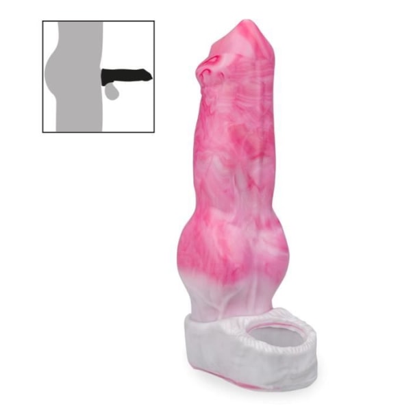 Pink Dog Silikon Penis Slida