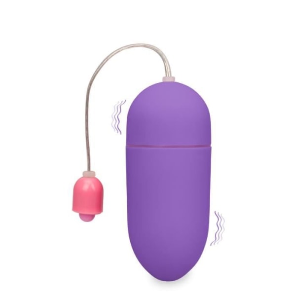 Wiggle Vibrating Egg - L - EggXiting Purple Collection