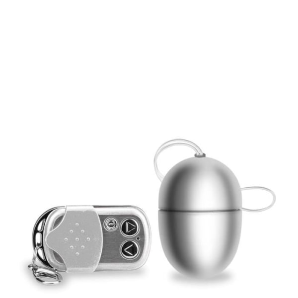 Litet fjärrstyrt vibrerande ägg - EggXiting Silver Collection