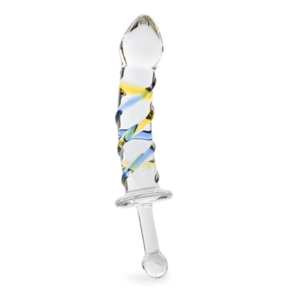 Goddess Glass Dildo - LOVE AND VIBES Collection Multicolor