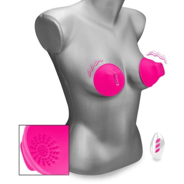 Sila fjärrstyrd vibrerande bröststimulator - LOVE AND VIBES Collection