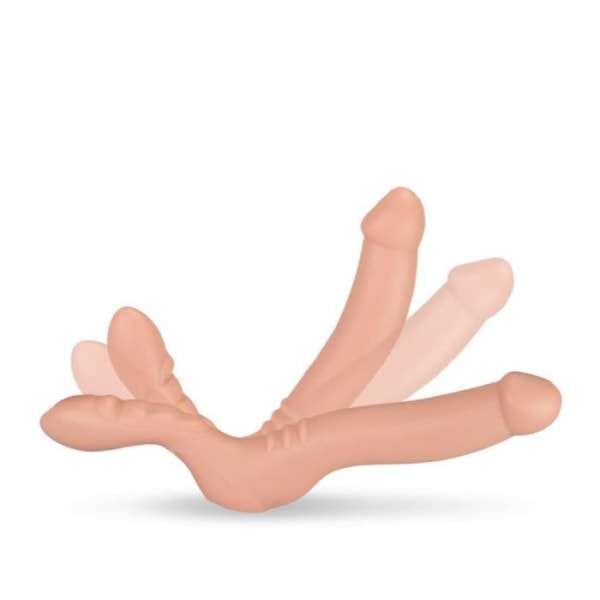 Dubbel dildo strap-on 20 lägen