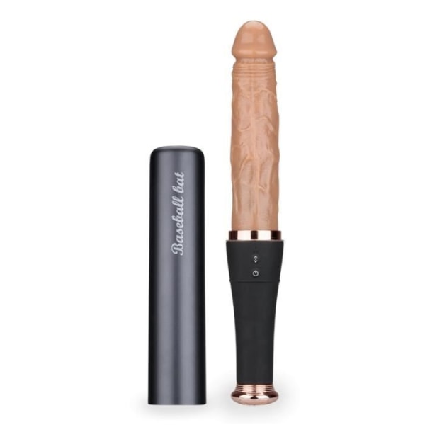 Love Bat Thrusting Vibrerande Dildo med klitorisstimulator