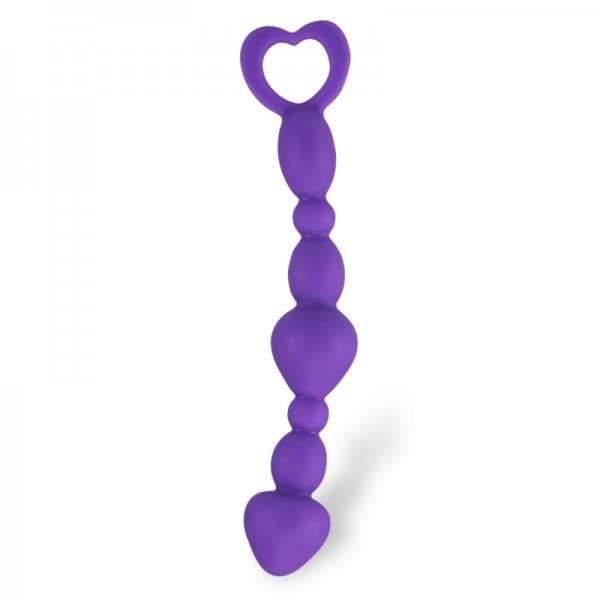 Anal rosary - Violett - Kulor från 1.2cm till 2.5cm - Intensiv stimulering Lila