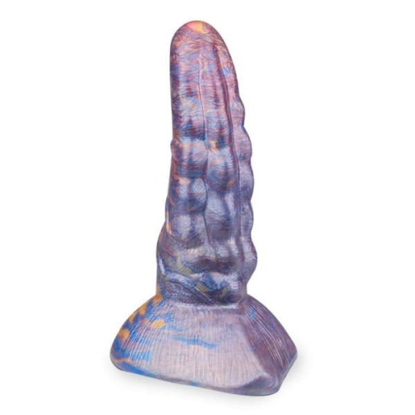 Crested Dragon sugkopp dildo 18,0cm Flerfärgad