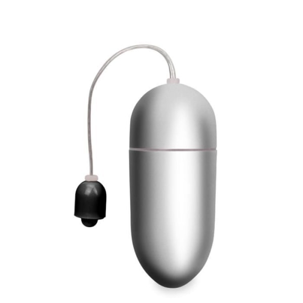 Wiggle Vibrating Egg - L - EggXiting Silver Collection