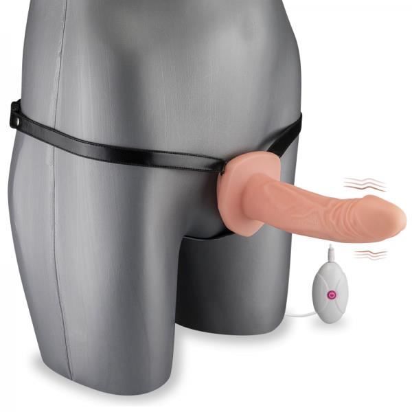 Hollow Vibrating Strap-on Dildo 10 lägen