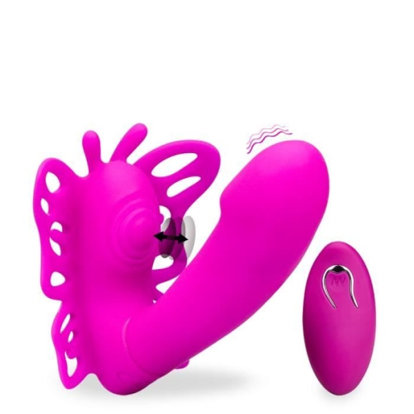 Vibrerande trosor klitoris och G-punkts pulseringar och vibrationer Lila