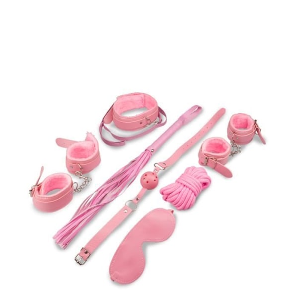 BDSM bondage kit 8 delar - LOVE AND VIBES Collection Pink