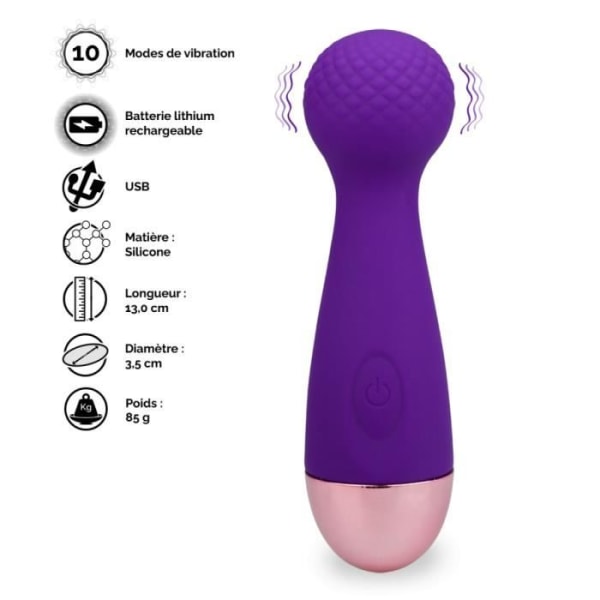 Mini Traveller Wand Massager - Fantasy Wand Violet Collection