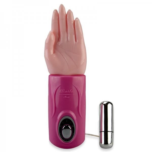 Vibrerande handklitoris & vaginastimulator