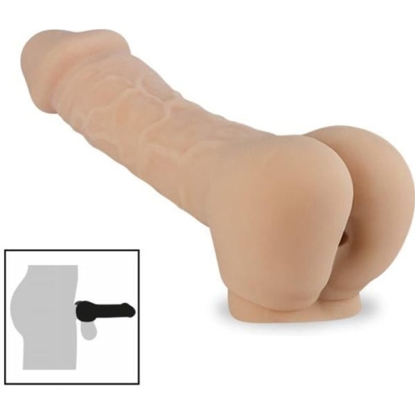 Manlig onani för män Butt Realistic Penis Sheath - Shake-Me Babe Collection