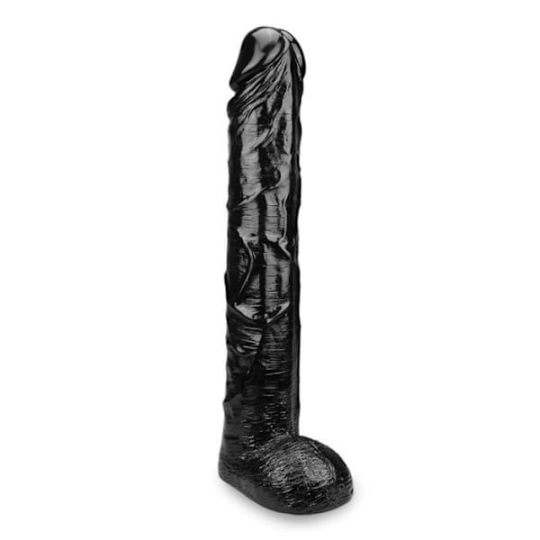 Jätte dildo - Mörk hud - 45,0 cm - Extrem anal eller vaginal njutning