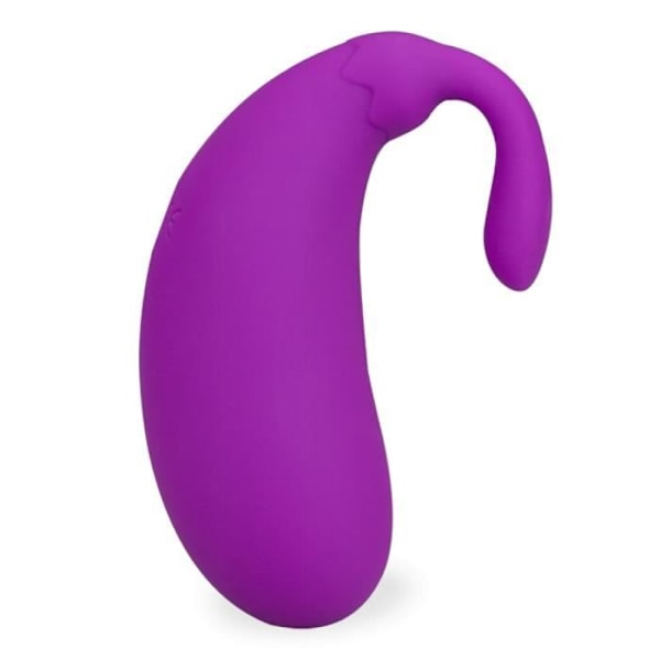 Vibrerande ägg med klitorisstimulator Aubergine 2