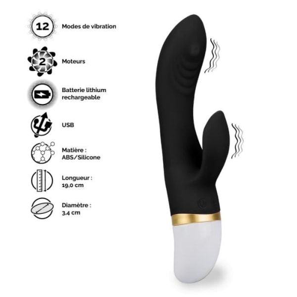 Malo Black Rabbit Vibrator