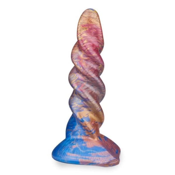 Unicorn sugkopp dildo 22,0cm Flerfärgad