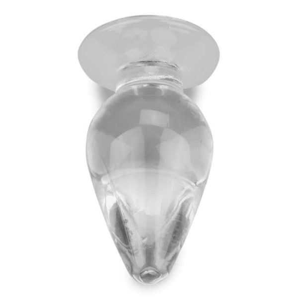 Mjuk transparent sugkopp analplugg