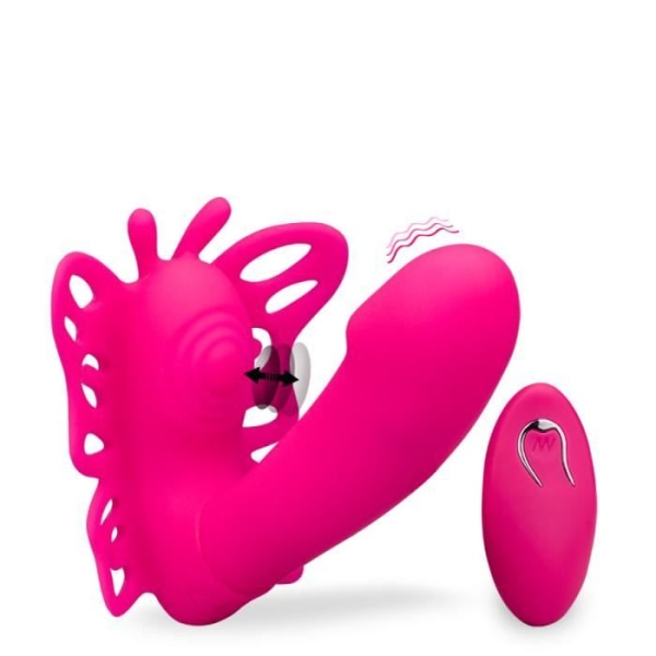 Vibrerande trosor klitoris och G-punktspulseringar och vibrationer Rosa