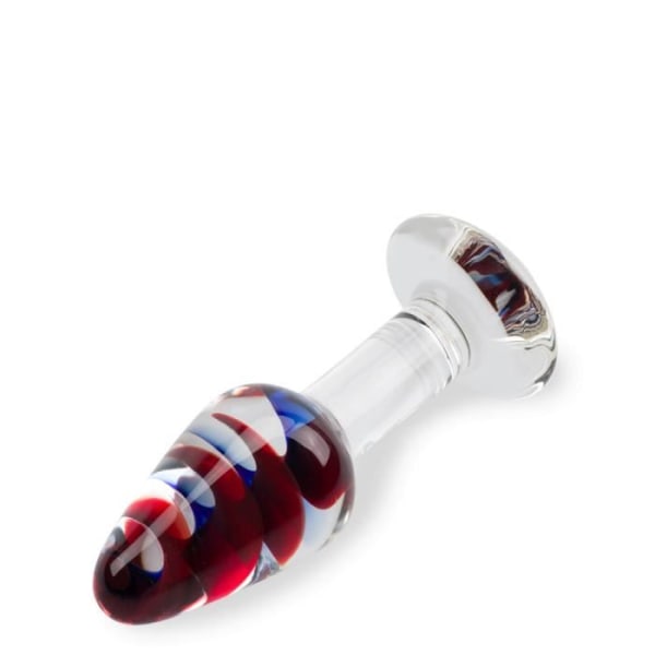 Karusell Glas Butt Plug Multicolor