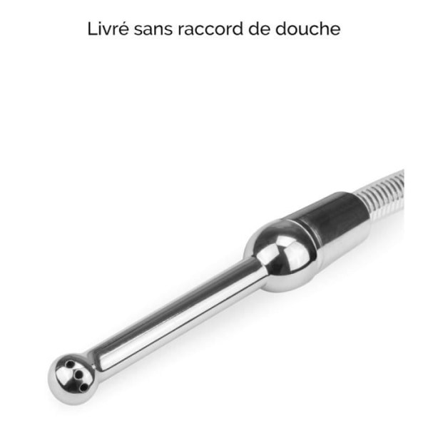 Duschkanal - Rent Silver - Analtvättning - 13 cm - Hygienisk - Universell